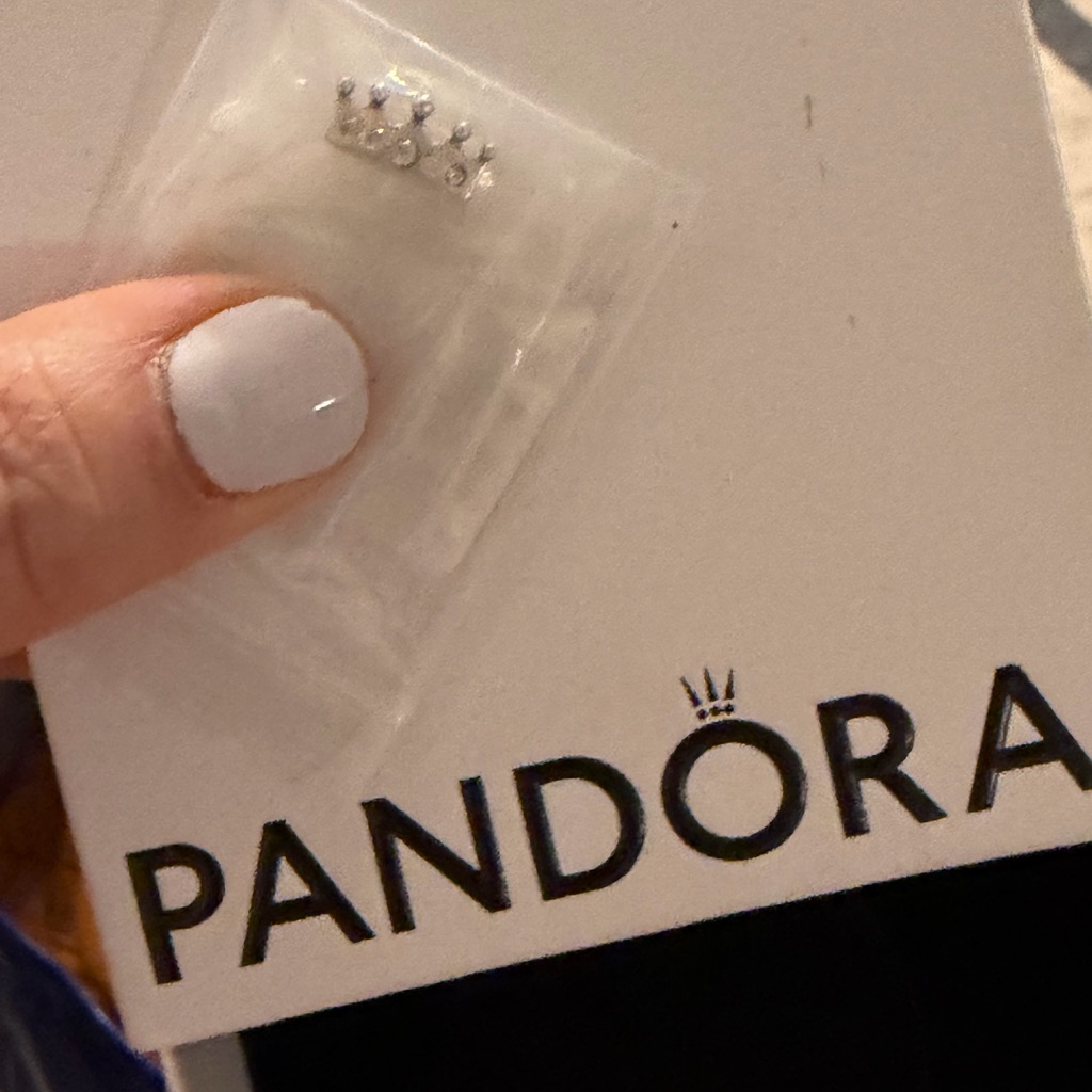 Pandora Silver Crown Charm Bracelet 25$